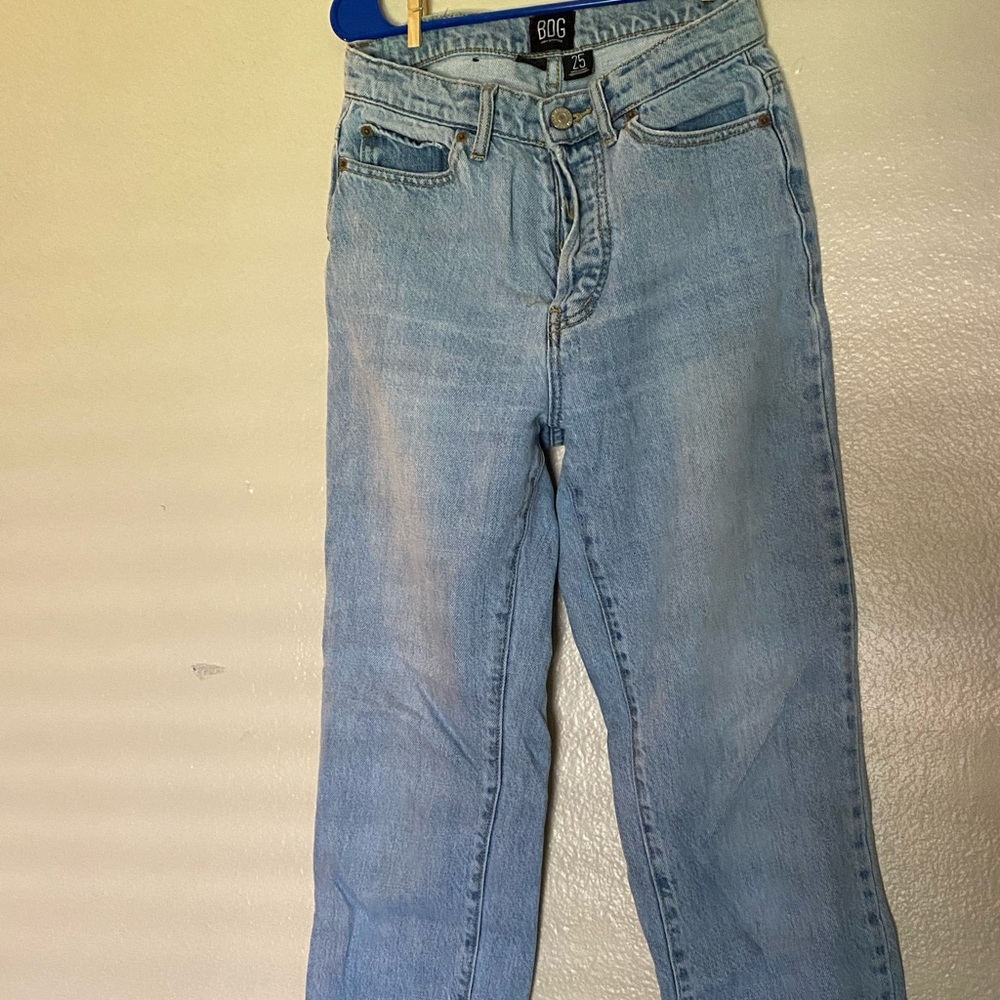 light blue jeans